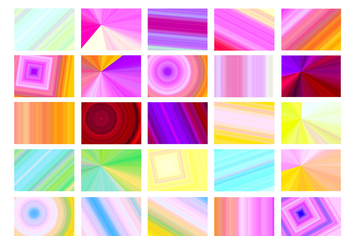Bright Modern Gradients X50, a Gradient Add-On by Alice_Evans (Photo 3 of 11)