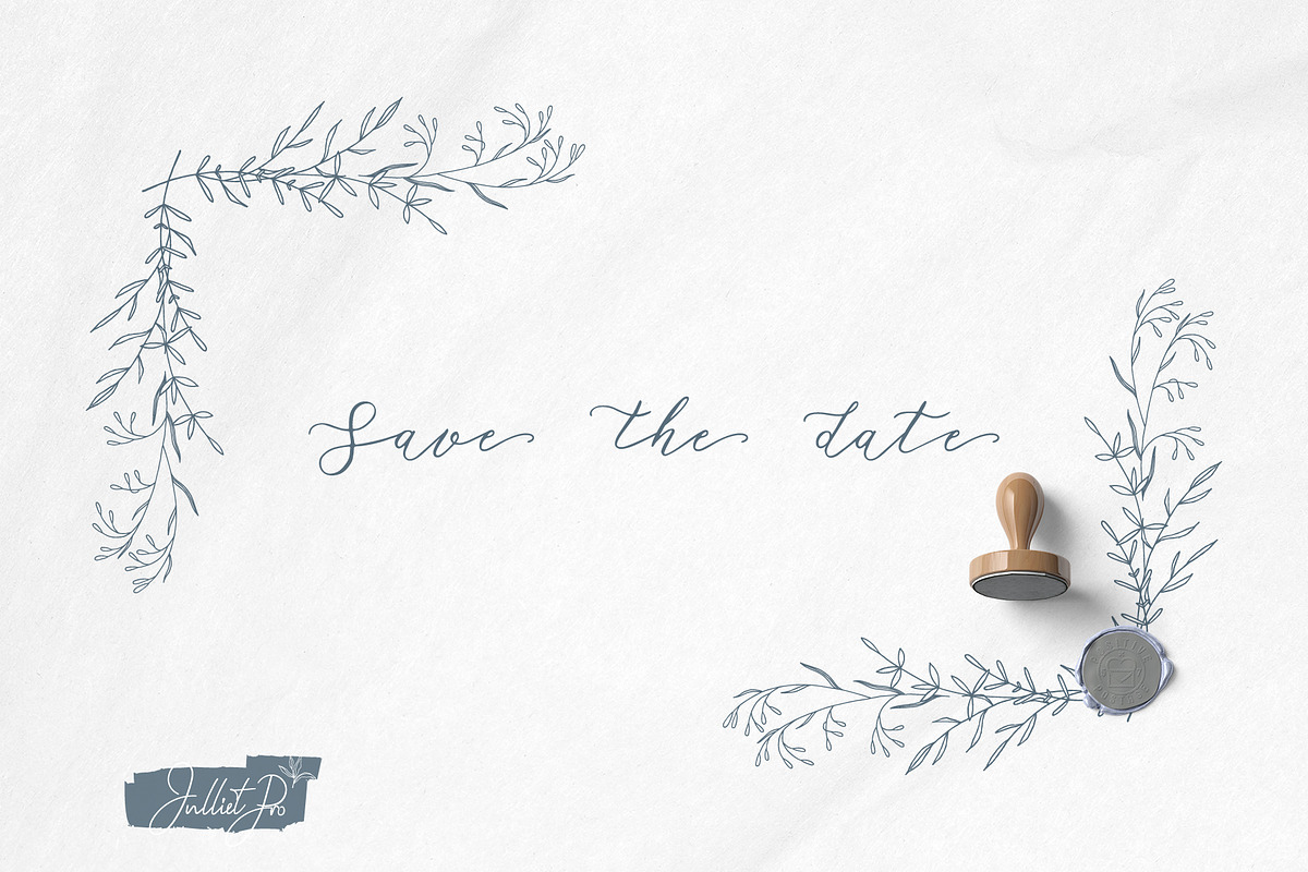Wildflowers: Wedding clipart, a Decorative Illustration by JuDesign (Photo 4 of 5)