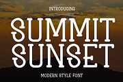 Summit Sunset | Script Font, a Script Font by Scratchones (Thumbnail 1 of 8)