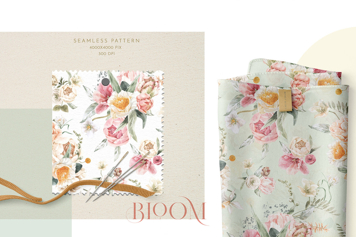 -20% Bloom Floral Watercolor Bundle, an Object Graphic by Cat In Colour (Photo 10 of 14)