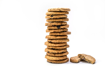Biscuit with Raisin stack, a Background Photo by wr7 Media
