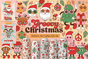 Groovy Christmas collection, an Object Illustration by NataKa (Thumbnail 1 of 11)