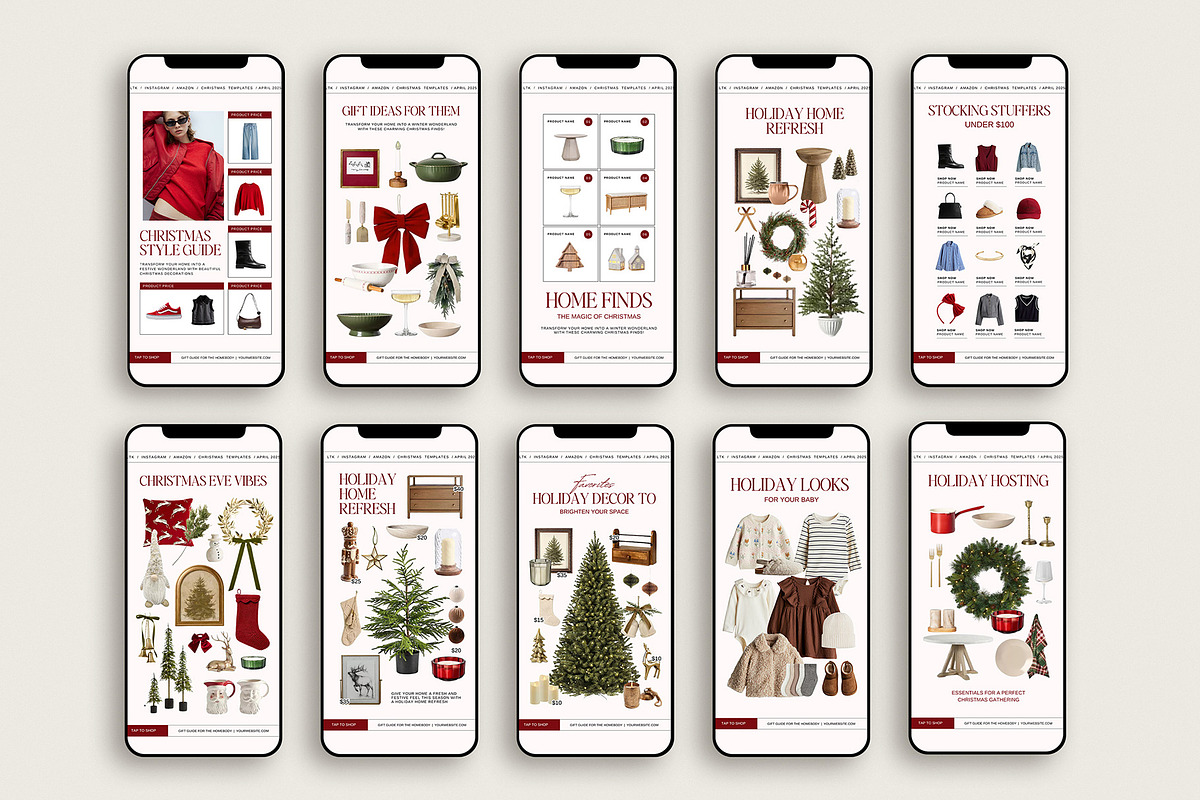 40 Christmas LTK Instagram Story, a Social Media Template by Amaré Creative (Photo 6 of 6)