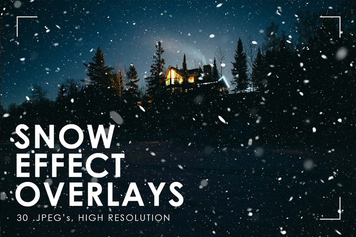 Snow Effect Overlays, a Texture Graphic by NassyArt (Photo 9 of 9)