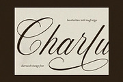 La Charlune | Handwritten Script, a Script Font by Calamar Studio (Thumbnail 20 of 21)