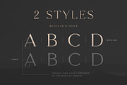 Klausen - Stylish All Caps Serif, a Serif Font by AlienValley (Thumbnail 2 of 9)