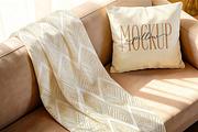 Sofa Pillow Blanket Mockup, a Product Mockup by Pitchlook.Studio (Thumbnail 4 of 4)