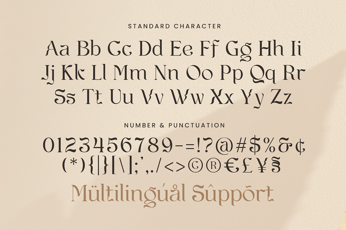 Angela - Luxury Font, a Serif Font by Umitype (Photo 8 of 8)