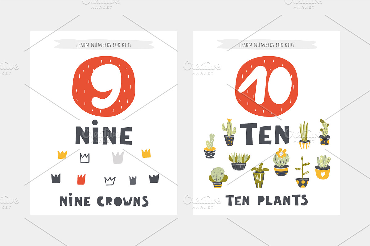 Learn numbers, an Object Graphic by Veresk (Photo 6 of 6)