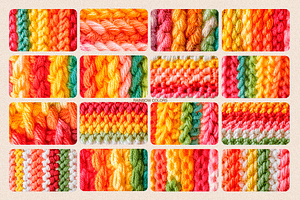 Cosy Autumn-bold Knitting Background