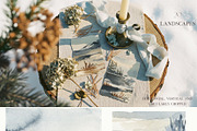 Hand Painted Winter Landscapes, a Seasonal Illustration by ArtMaslyana (Thumbnail 2 of 5)
