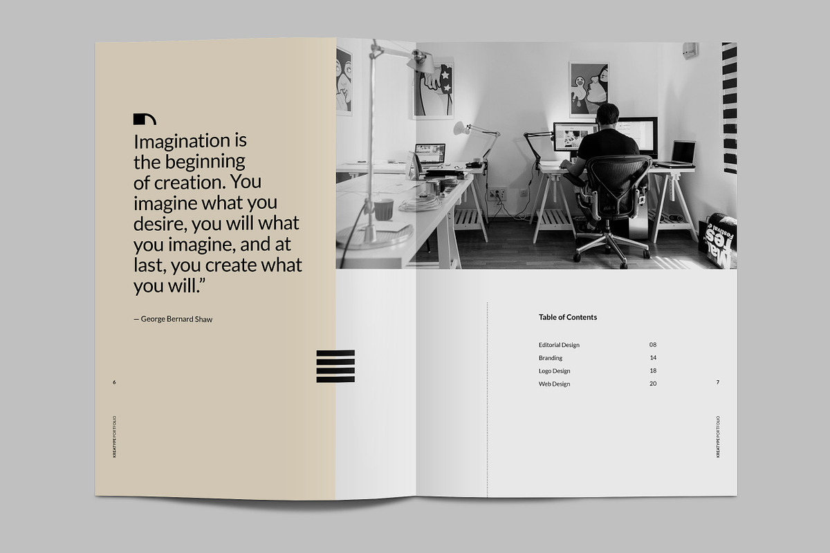 Kreatype Portfolio, a Brochure Template by Kreatype Studio (Photo 6 of 16)