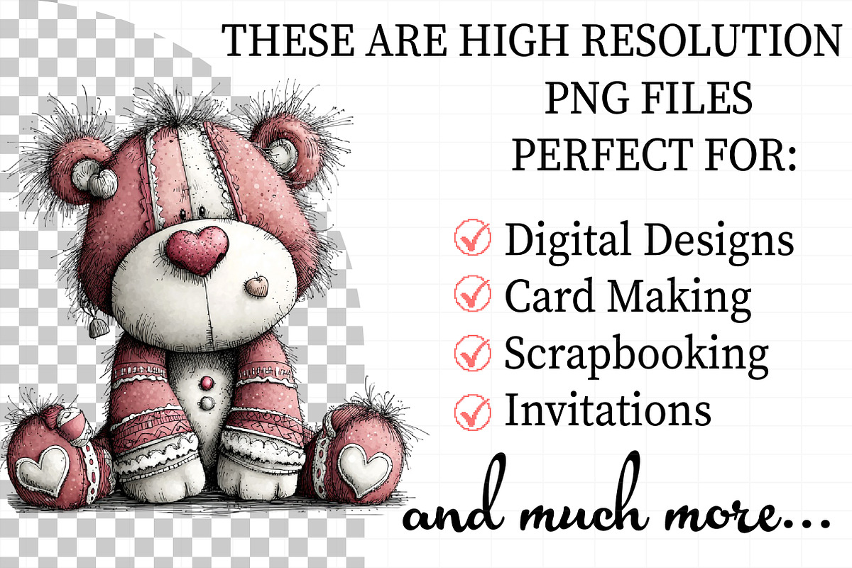 Whimsical Christmas Teddy Clipart, an Illustration by Daily.Designs (Photo 2 of 5)