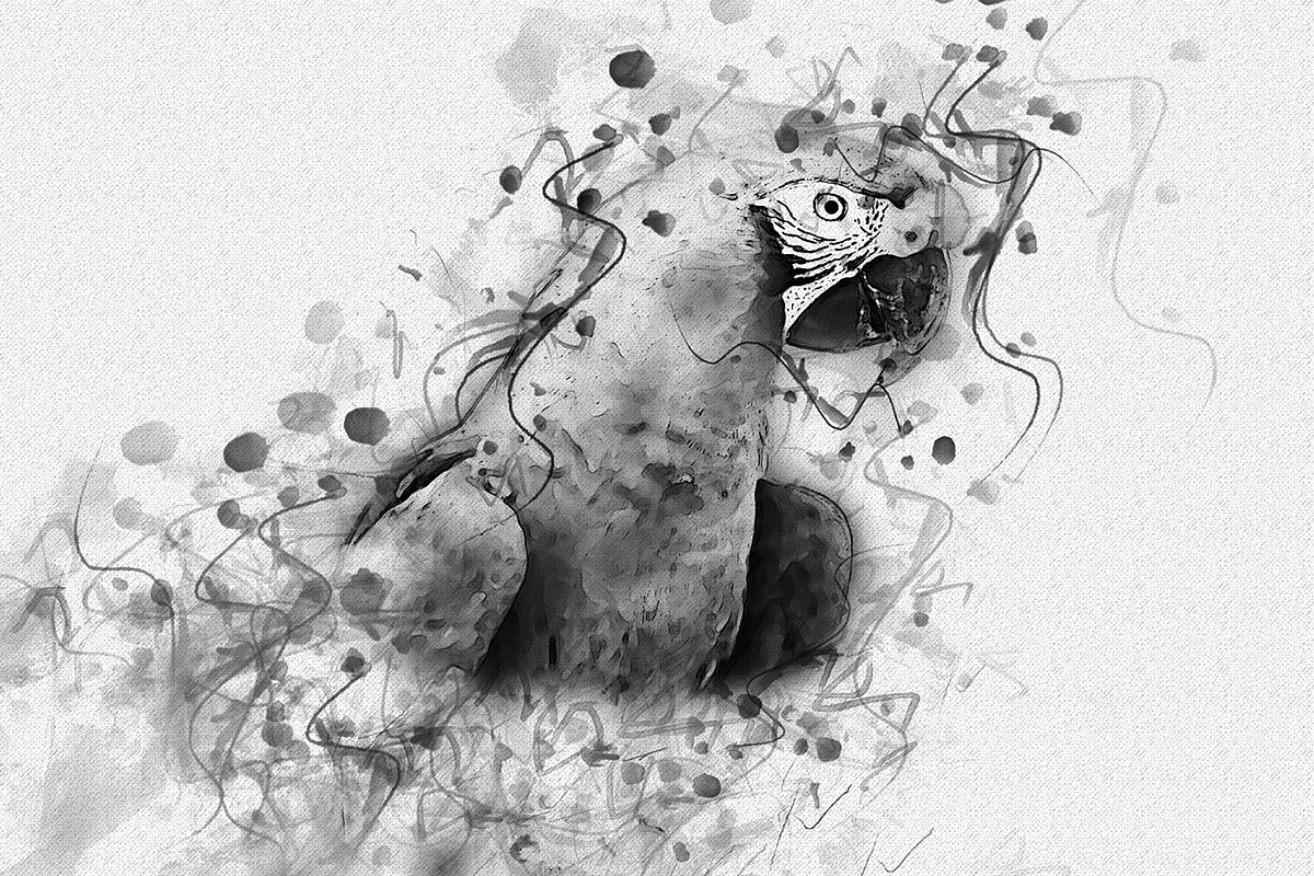 Ink Art Photoshop Action, an Action Add-On by MRI STUDIO (Photo 12 of 13)