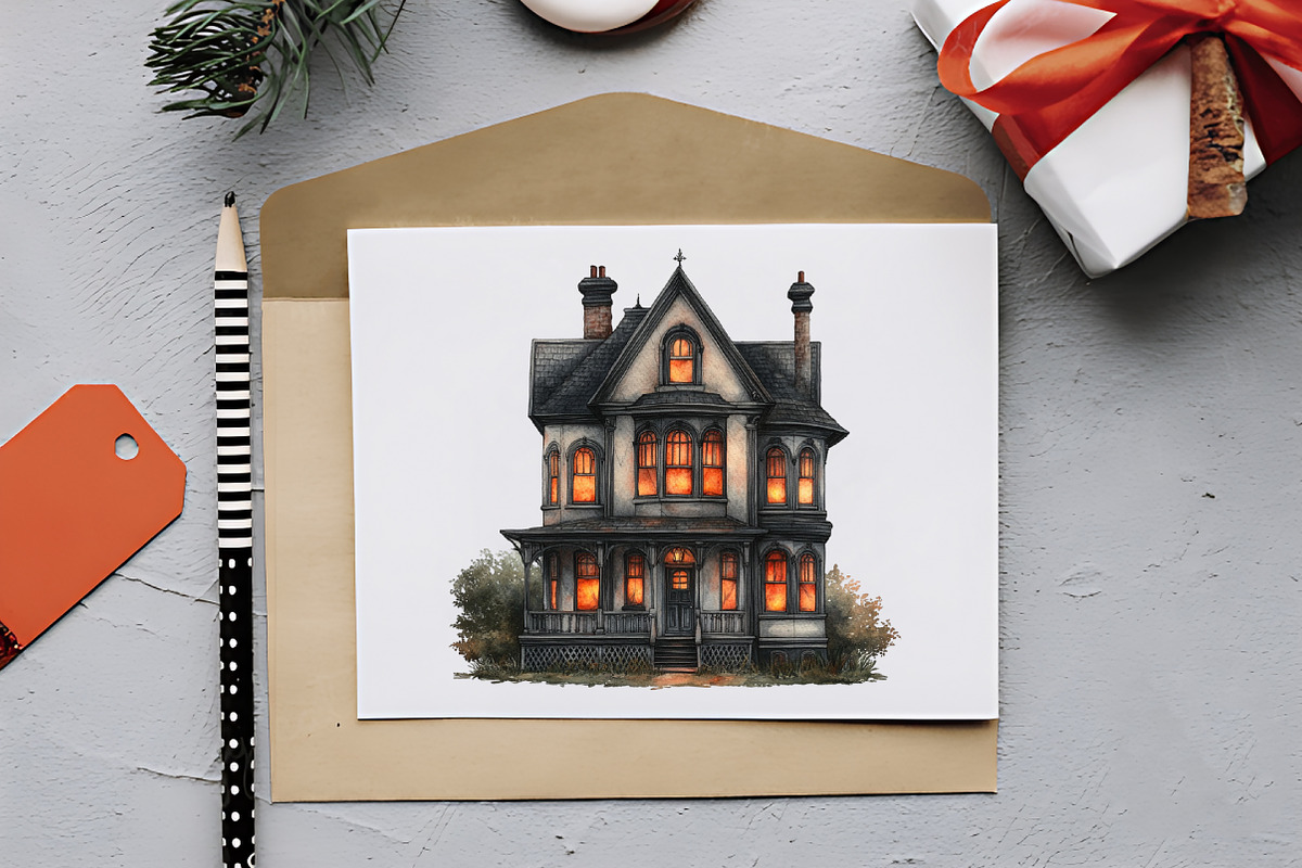 Peach Colored Halloween Clipart, an Illustration by RobertsArt (Photo 3 of 7)