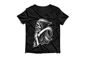 Grim Reaper T-shirt Design Merch