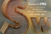 Wooden – 3D Lettering, a Graphic by Deeezy (Thumbnail 2 of 5)