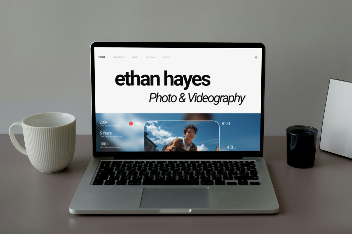 Ethan Hayes - Creative Portfolio UI, a Landing Page Template by productype1 (Photo 5 of 5)
