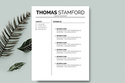 Google Docs Resume Template | 1 Page, a Resume Template by bonadigitals (Thumbnail 3 of 4)