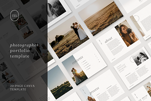 Photography Portfolio Template Canva, a Marketing Template by frommakertomaker