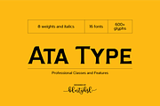 Ata Type - 30% SAVE, a Sans Serif Font by BULENT YUKSEL (Thumbnail 1 of 12)