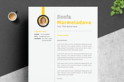 Feminine Resume Design, a Resume Template by ResumeInventor (Thumbnail 3 of 5)