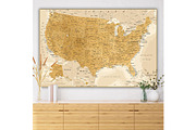 United States Vector Map, a Graphic by PorcuPen Works (Thumbnail 3 of 6)