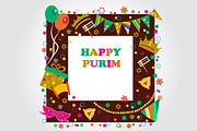 Happy Purim - 3 vector cards, a Decorative Illustration by zoya (Thumbnail 2 of 3)