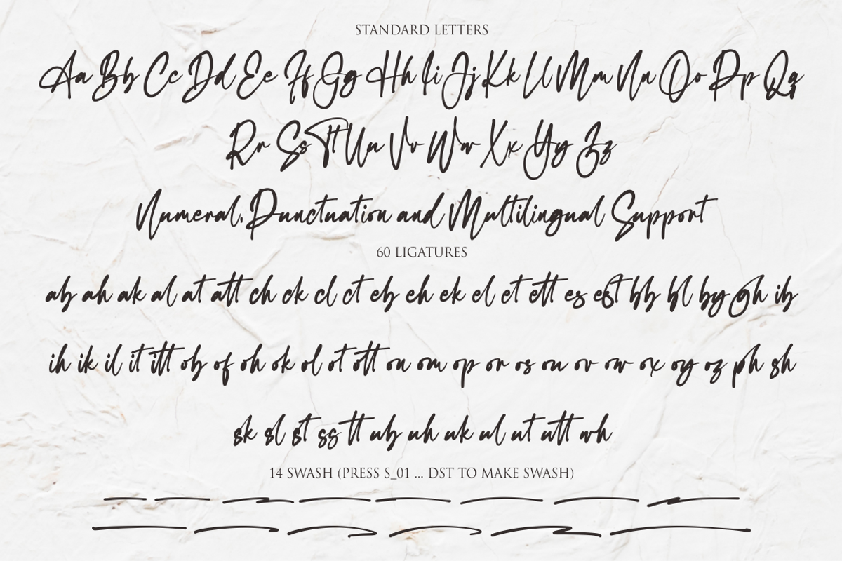 first line, a Script Font by N (Photo 8 of 10)