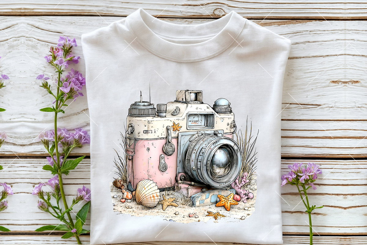 Whimsical Cold Summer Beach Clipart, an Illustration by OK Design (Photo 4 of 6)