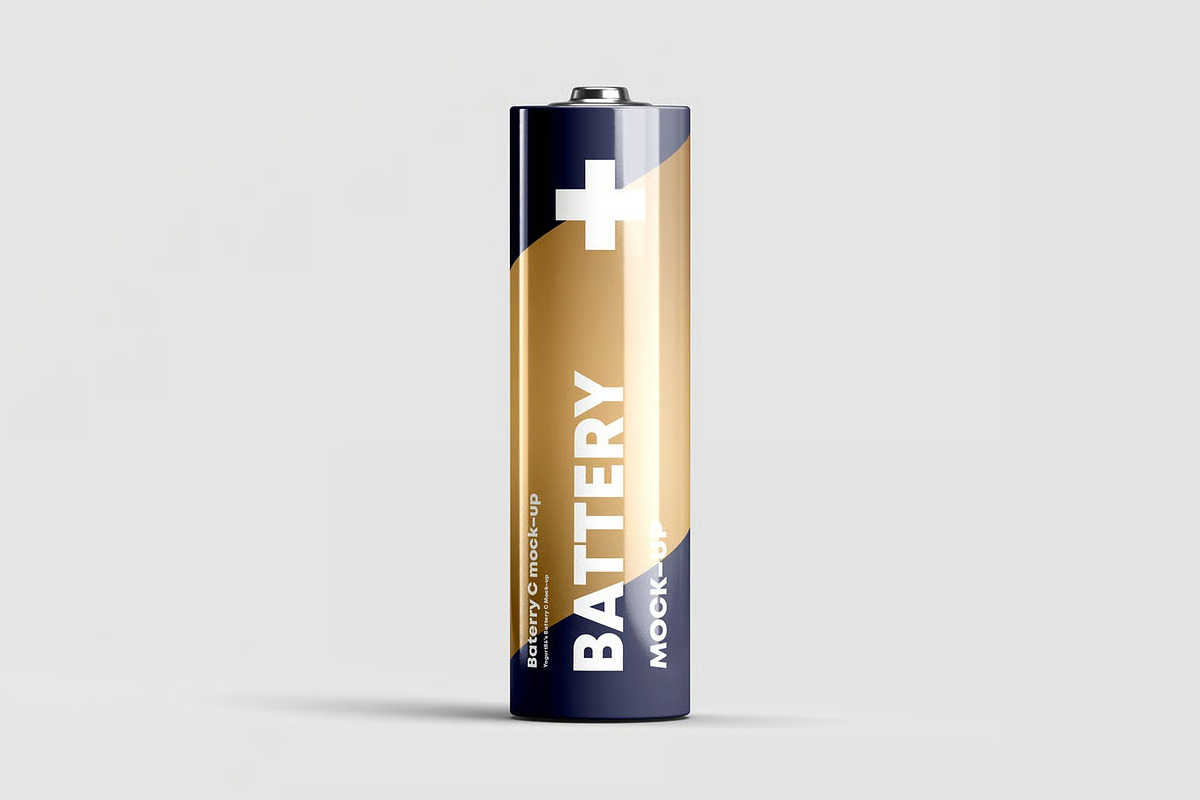 Battery AA Mock-up, a Product Mockup by zippypixelstudio (Photo 2 of 9)