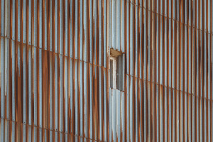 Rusted corrugated metal wall, an Architecture Photo by SkyNext
