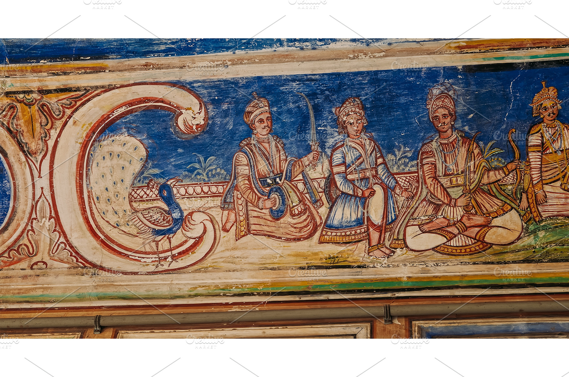 Frescoes Decoration On Wall Of, an Arts & Entertainment Photo by Our Amazing World