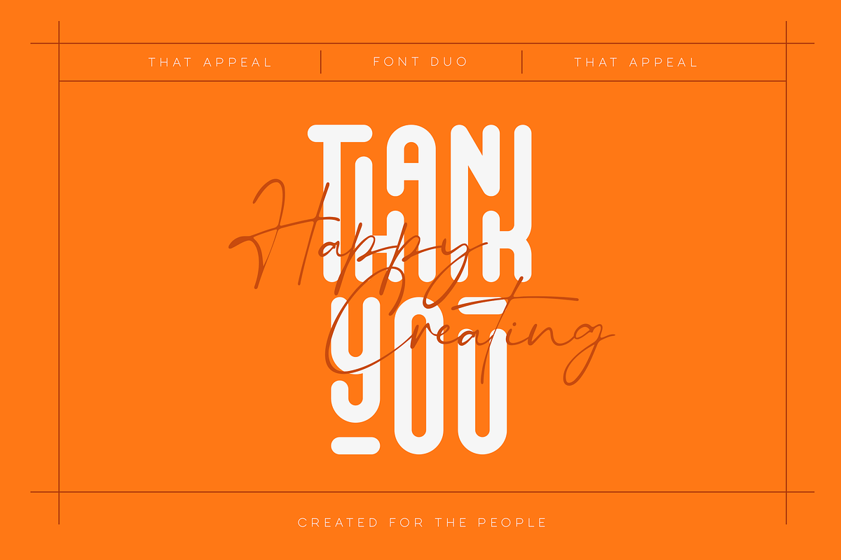 That Appeal - creative font duo, a Script Font by VP Fonts (Photo 19 of 19)