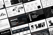 Mono Business Presentation, a Presentation Template by Fitra Noor (Thumbnail 1 of 4)