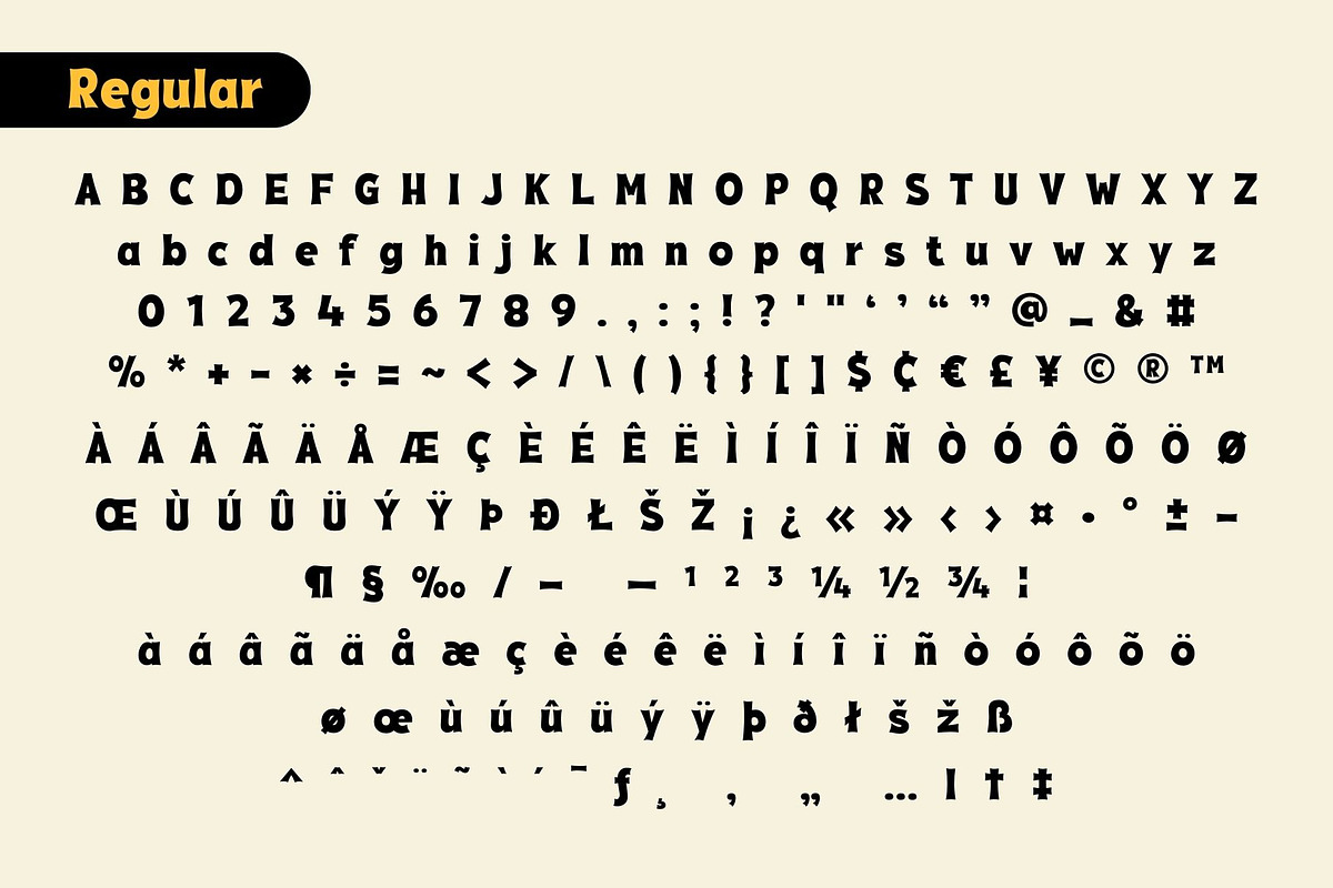 Fox Thunder : 4 Font Styles, a Symbol Font by Fox7 By Rattana (Photo 9 of 13)