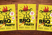 Barbeque Party Flyer, a Flyer Template by Gumico Studio. (Thumbnail 1 of 3)