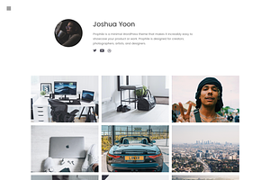 Prophile - Showcase WordPress Theme