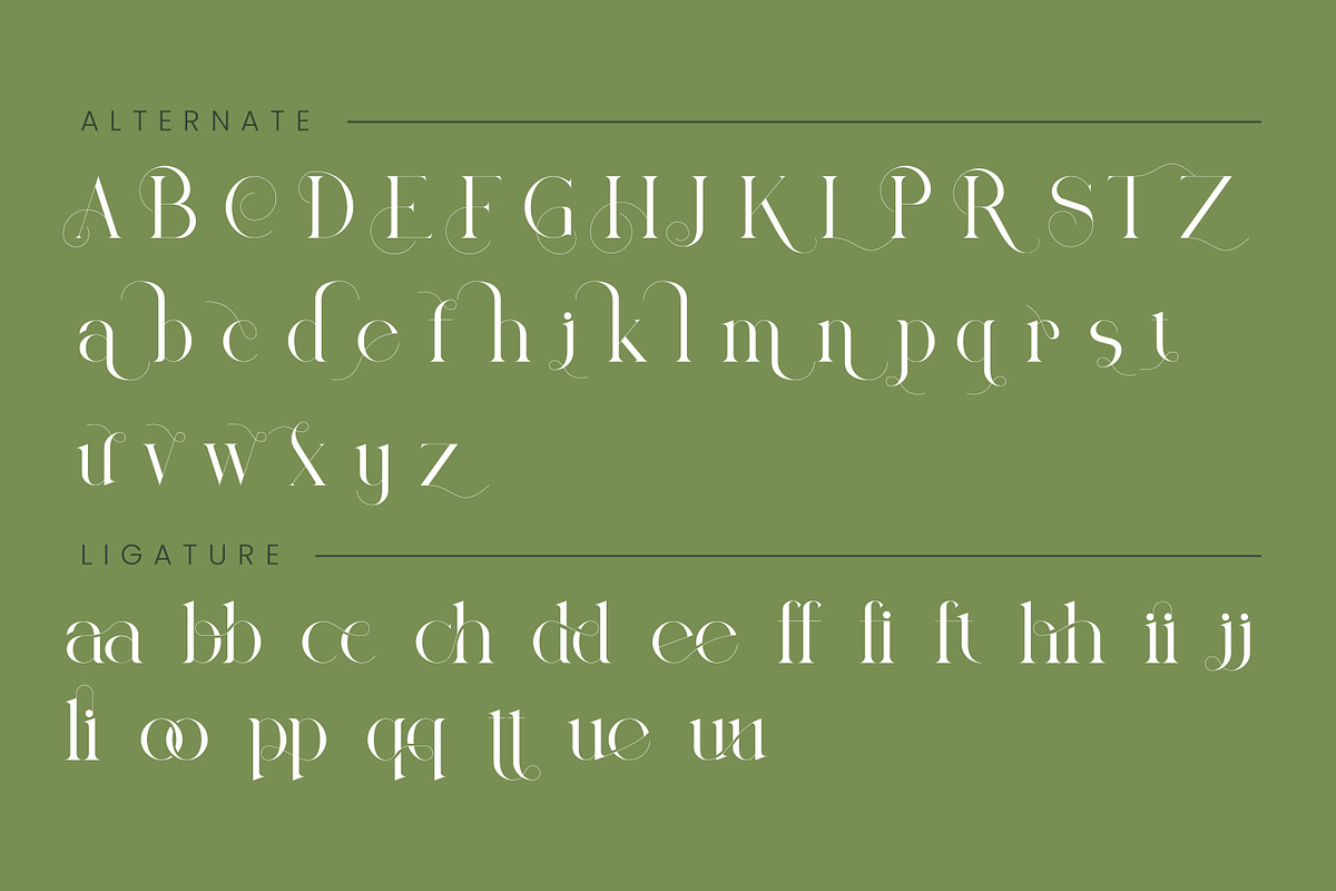 Huelicht | Modern Serif Font, a Serif Font by Kahade Studio (Photo 14 of 15)