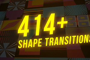 414 Shape Transitions For FCPX