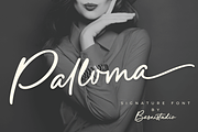 Palloma a Signature Font, a Handwritten Font by Basnistudio (Thumbnail 1 of 17)