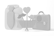 Father's Day Work Mockup, an Advertising Mockup by Qaleb Studio (Thumbnail 1 of 2)