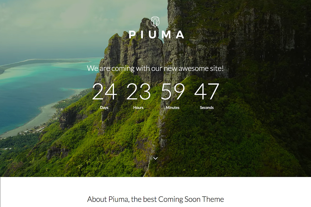 PIUMA - Multipurpose Countdown Theme, a HTML Template by SRPACDY (Photo 2 of 7)