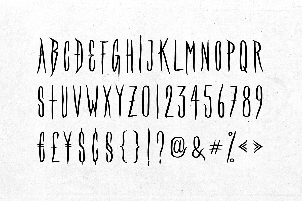 Big Duck - gothic condensed font, a Blackletter Font by doffdog (Photo 2 of 7)