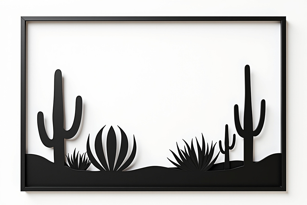 Wild Desert Cactus Scene Set, an Illustration by Creativeshirt (Photo 14 of 15)