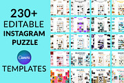 450 Instagram Puzzle Templates, a Social Media Template by ResumeFabs (Thumbnail 3 of 4)