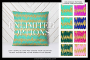 Gold Brush Pattern Studio Photoshop, a Layer Style Add-On by Creators Couture (Thumbnail 2 of 5)