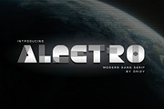 ALECTRO, a Sans Serif Font by Drizy (Thumbnail 1 of 5)