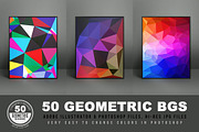 50 Geometric Backgrounds, a Pattern Graphic by MIIM (Thumbnail 3 of 5)