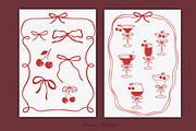 Whimsical Handdrawn Wine Party SVG,, an Object Graphic by Tanondesign (Thumbnail 3 of 3)